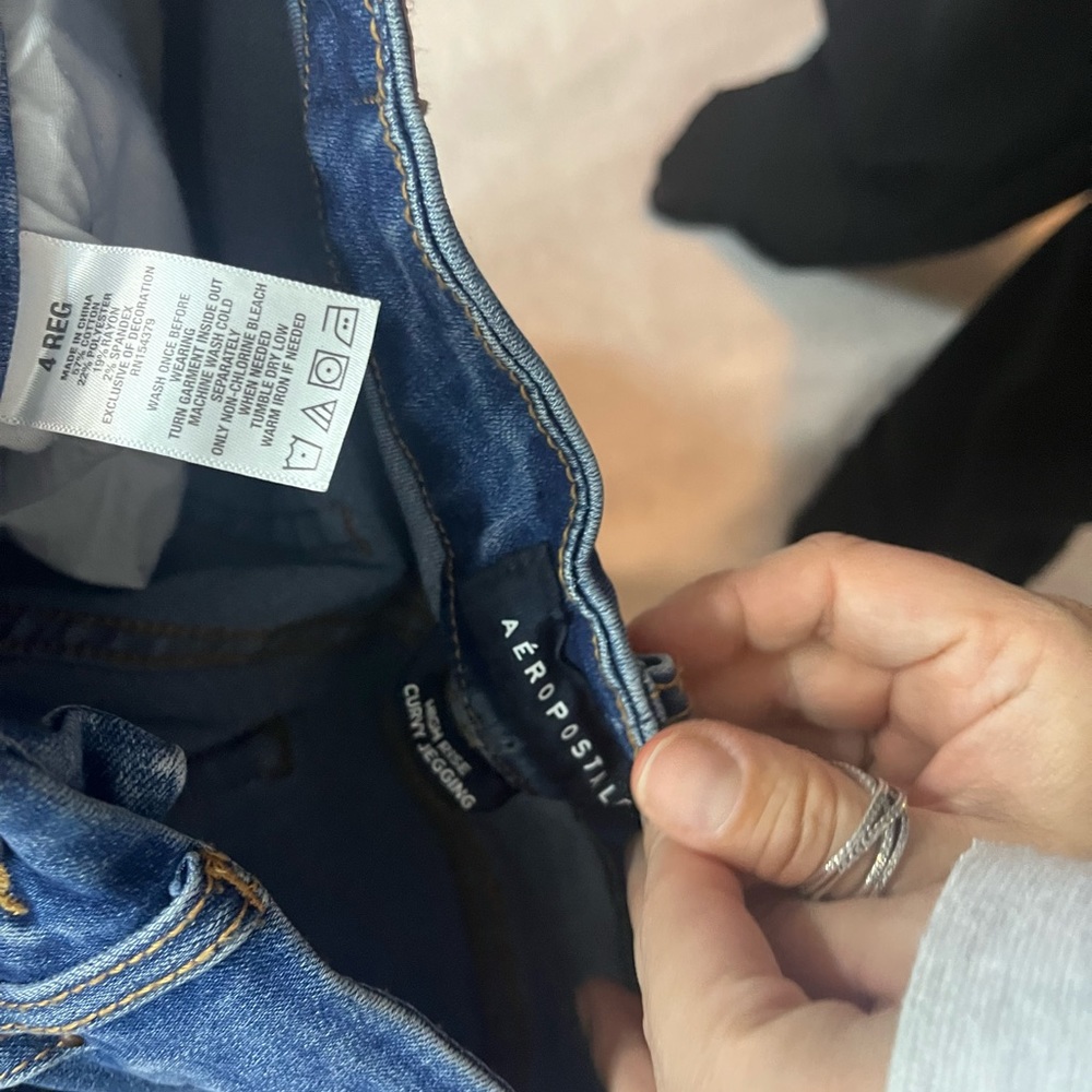 Aeropostale High Rise Curvy Jegging
